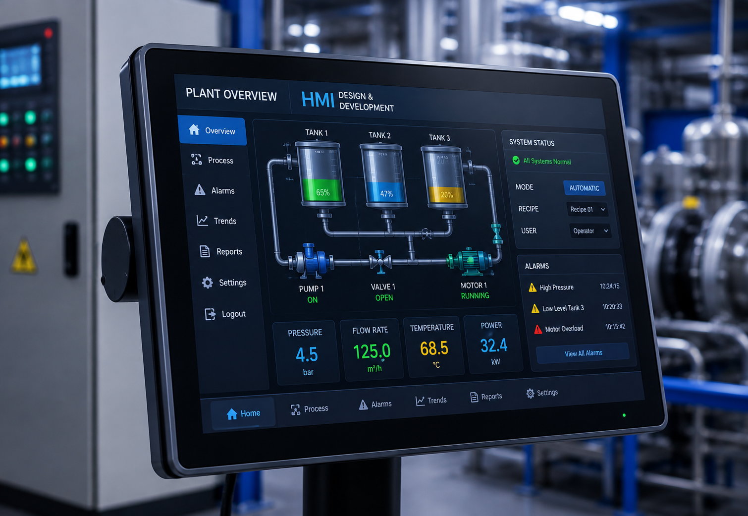 HMI Design and Development